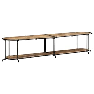 TV stolek 200 x 42 x 40 cm masivní hrubé mangovníkové dřevo - obrázek 3