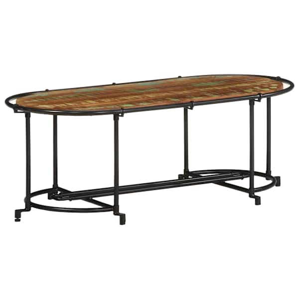 vidaXL kohvilaud, 110 x 55 x 40 cm, taastatud puit