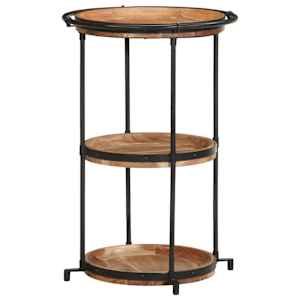 vidaXL Beistelltisch &Oslash;55x83 cm Massivholz Akazie