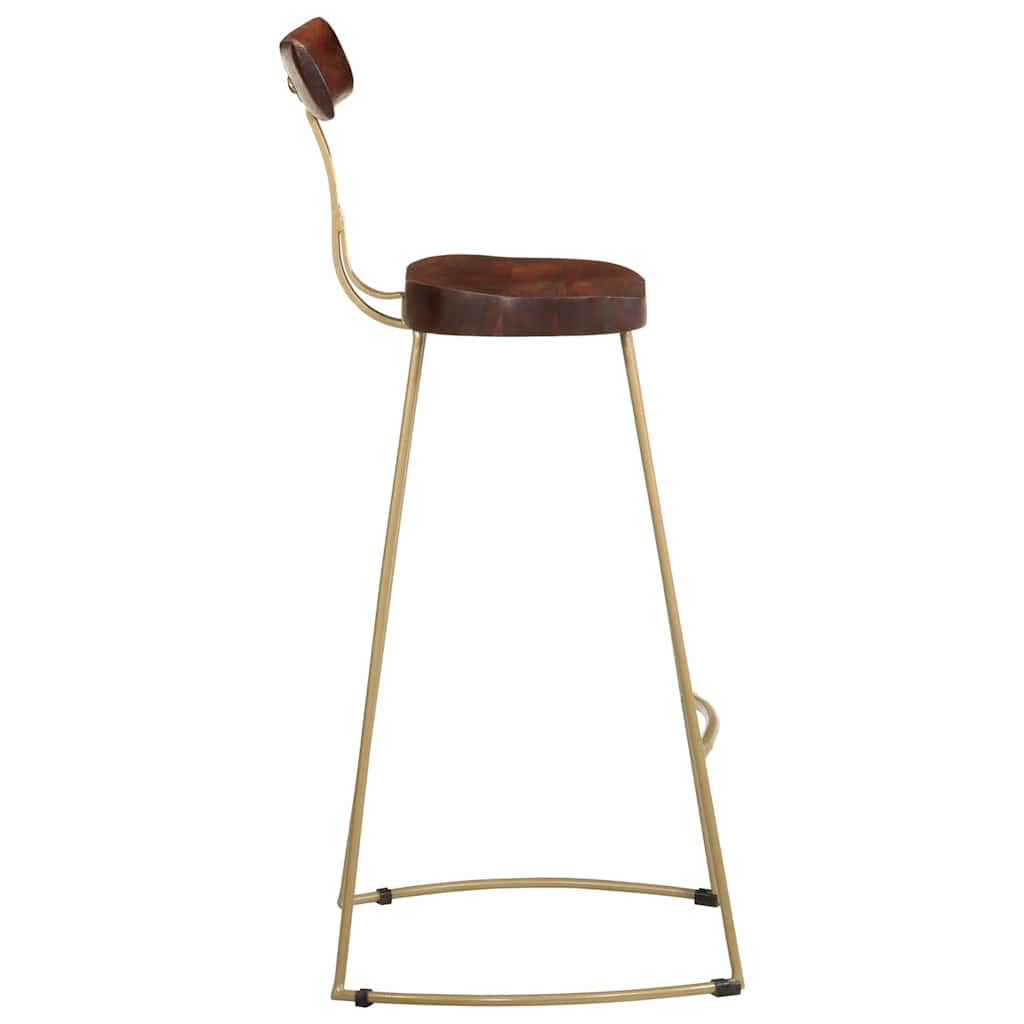 Thumbnail - vidaXL Barhocker 2 Stk. 49x43x103 cm Mango Massivholz