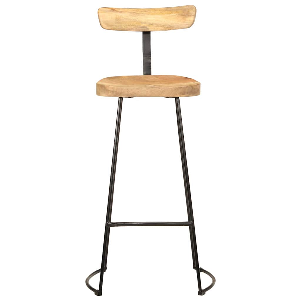 vidaXL bárszékek 2 db 49x43x103 cm tömör fa Mango