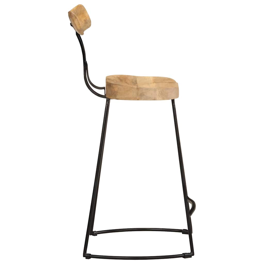 Thumbnail - vidaXL Barhocker 2 Stk. 49x43x88 cm Mango Massivholz