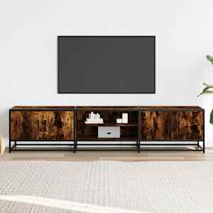 TV skříňka kouřový dub 180 x 35 x 41 cm kompozitní dřevo - obrázek 3