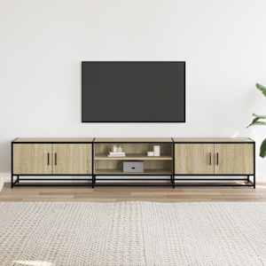 TV skříňka dub sonoma 210 x 35 x 41 cm kompozitní dřevo - obrázek 3