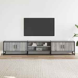 TV skříňka šedá sonoma 210 x 35 x 41 cm kompozitní dřevo - obrázek 3