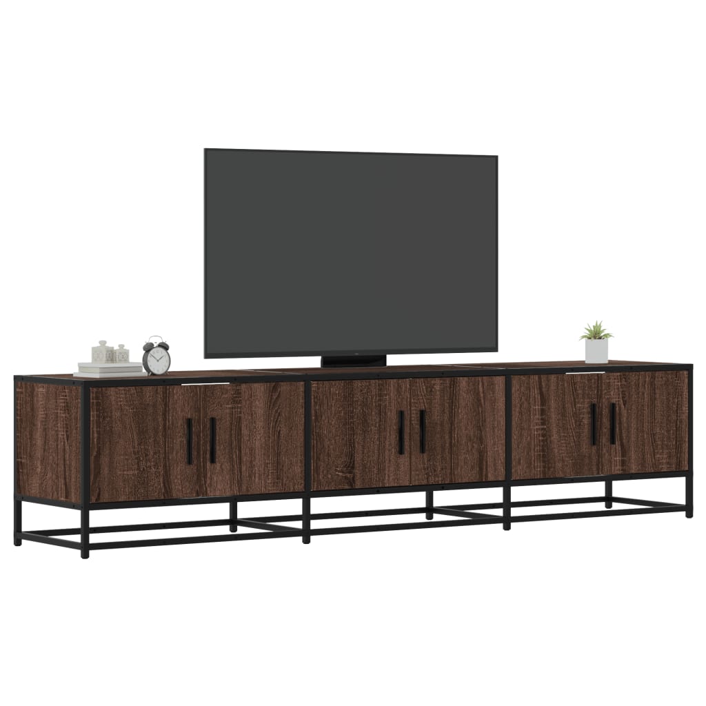 vidaXL TV-Schrank Braun Eichen-Optik 180x35x41 cm Holzwerkstoff