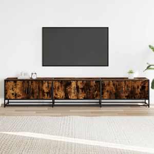 TV skříňka kouřový dub 210 x 35 x 41 cm kompozitní dřevo - obrázek 3