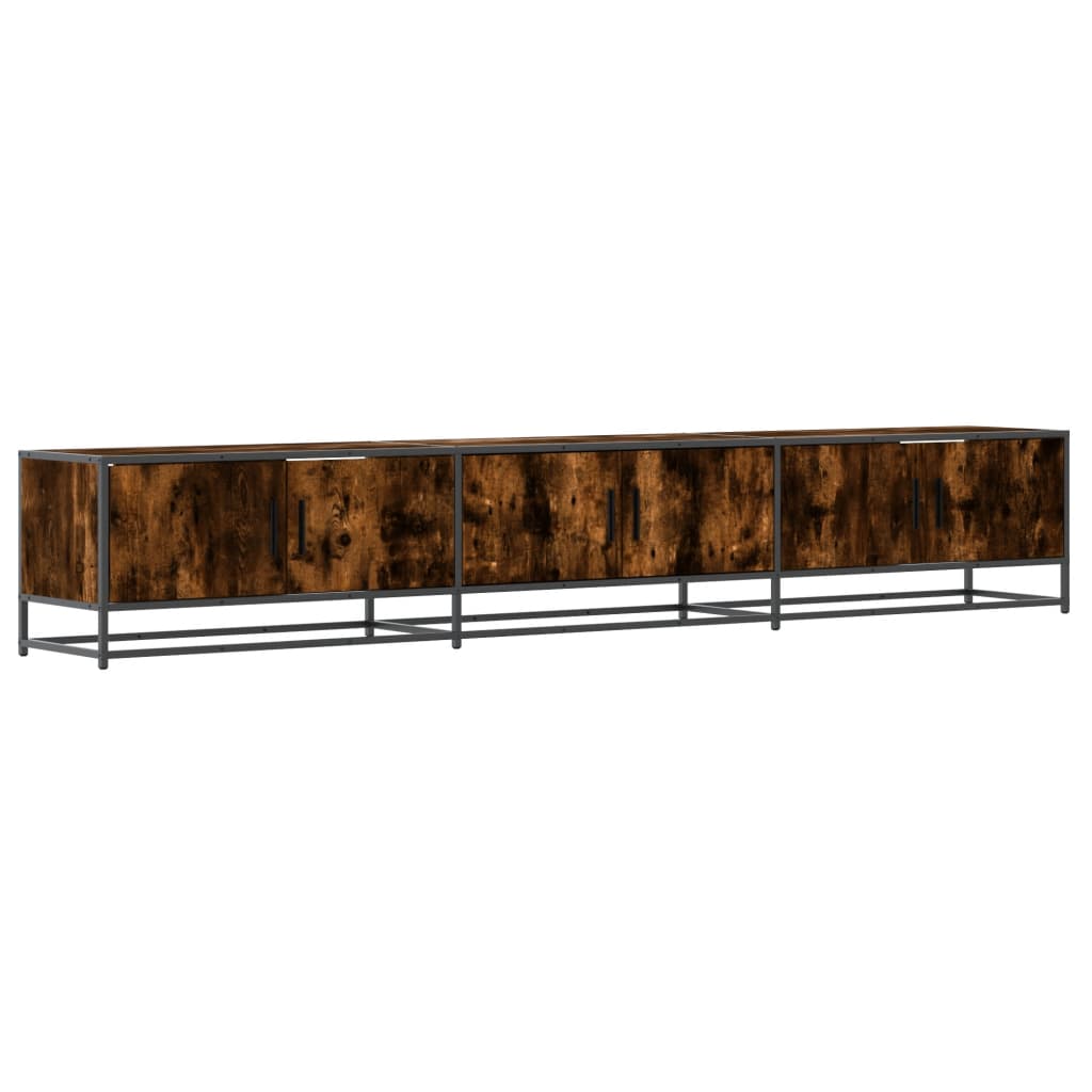 vidaXL TV skříňka kouřový dub 240 x 35 x 41 cm kompozitní dřevo