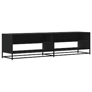 TV skříňka černá 180,5 x 40 x 46 cm kompozitní dřevo - obrázek 2