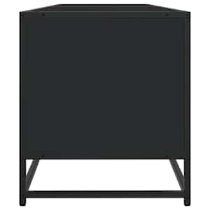 TV skříňka černá 180,5 x 40 x 46 cm kompozitní dřevo - obrázek 6