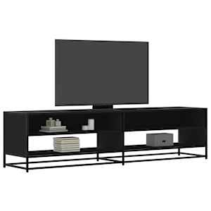 TV skříňka černá 180,5 x 40 x 46 cm kompozitní dřevo - obrázek 1