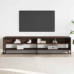 TV skříňka hnědý dub 180,5 x 40 x 46 cm kompozitní dřevo - obrázek 3