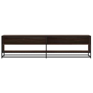 TV skříňka hnědý dub 180,5 x 40 x 46 cm kompozitní dřevo - obrázek 4