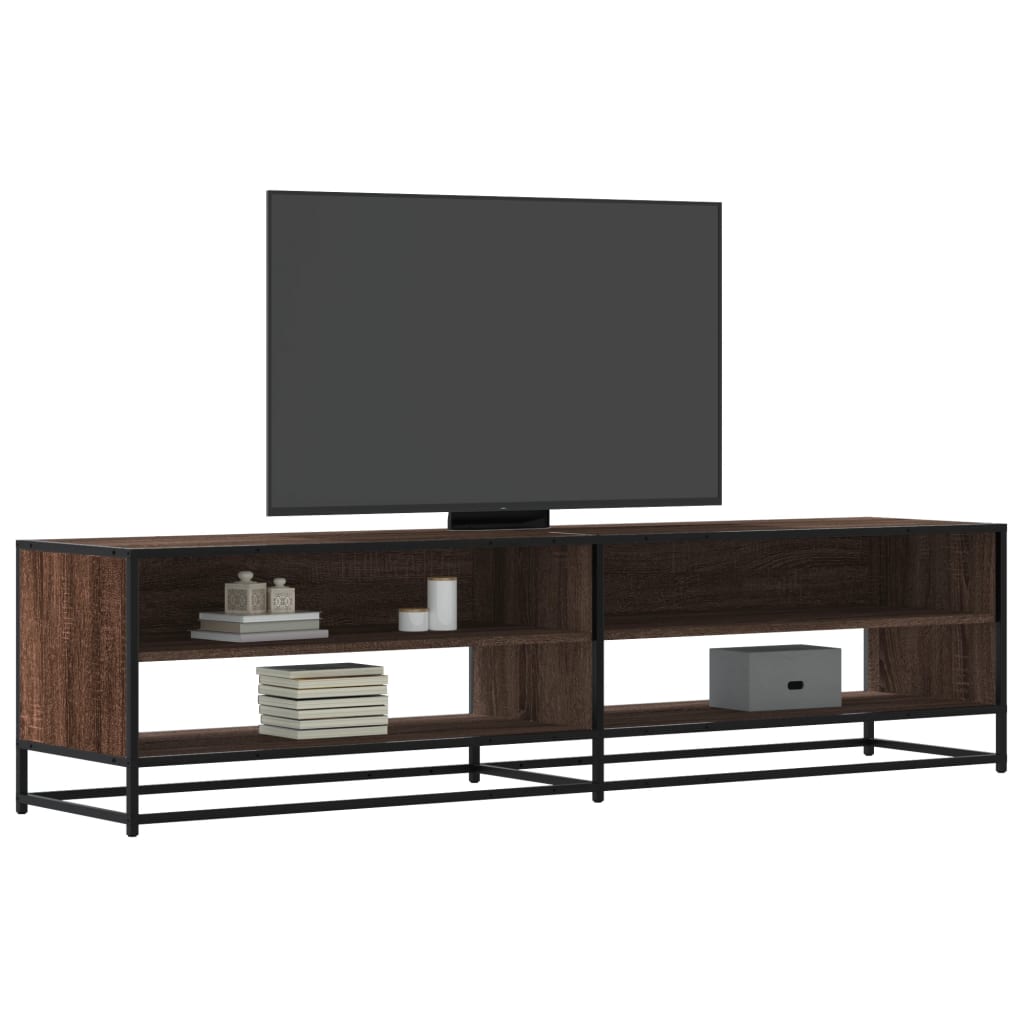 TV-Schrank Braun Eichen-Optik 180,5x40x46 cm Holzwerkstoff