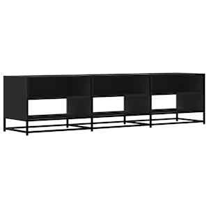 TV skříňka černá 180 x 40 x 46 cm kompozitní dřevo - obrázek 2