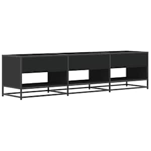 TV skříňka černá 180 x 40 x 46 cm kompozitní dřevo - obrázek 6