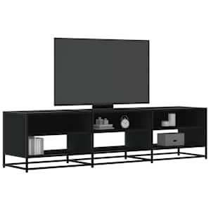 TV skříňka černá 180 x 40 x 46 cm kompozitní dřevo - obrázek 1
