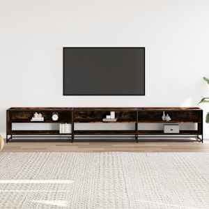 TV skříňka kouřový dub 270 x 40 x 46 cm kompozitní dřevo - obrázek 3