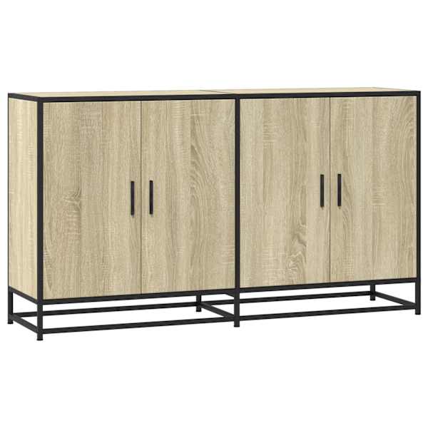 vidaXL puhvetkapp, Sonoma tamm, 134x35x76 cm, tehispuit