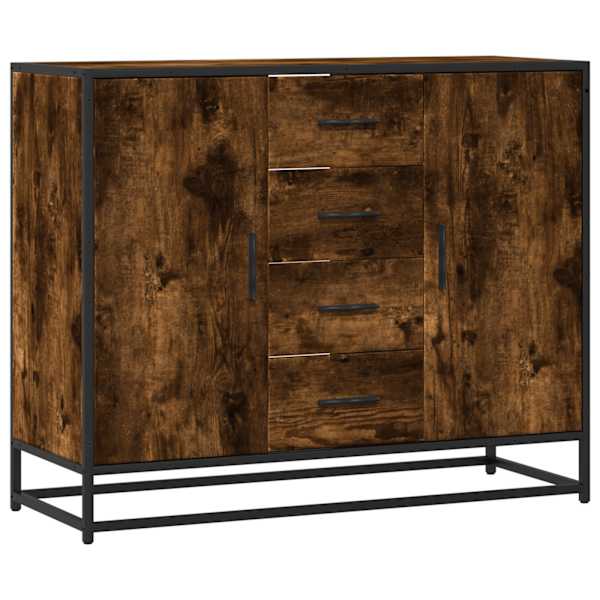 vidaXL puhvetkapp suitsutamm 92x35x76 cm Engineered Wood