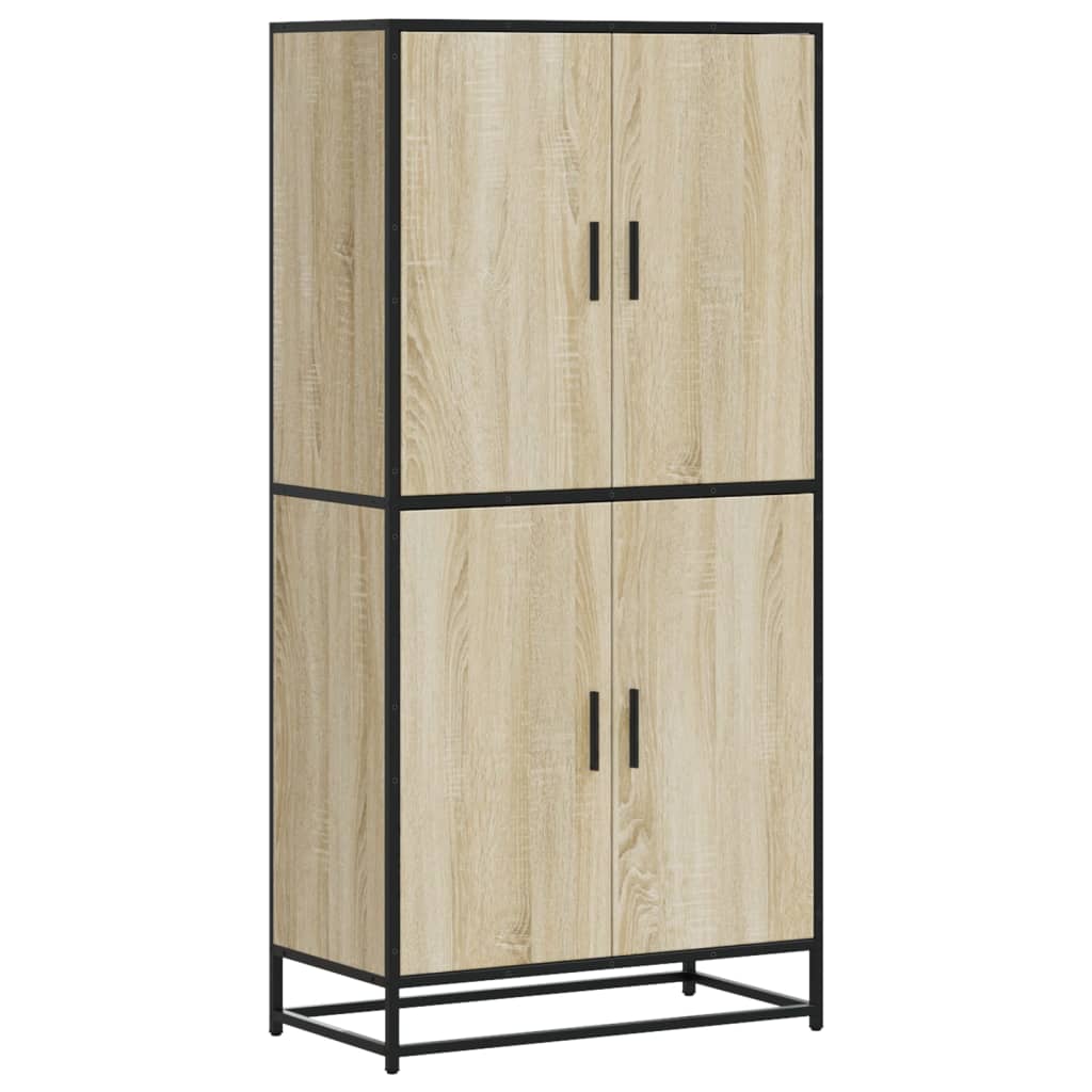 vidaXL Skříň highboard dub sonoma 68 x 35 x 139 cm kompozitní dřevo