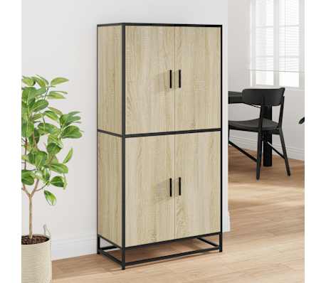 vidaXL Висока дъска Сонома Дъб 68x35x139 cm Инженерна дървесина