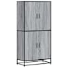 vidaXL k&otilde;rge kapp, hall sonoma tamm, 68x35x139 cm tehispuit