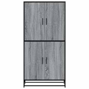 Skříň highboard šedá sonoma 68 x 35 x 139 cm kompozitní dřevo - obrázek 4