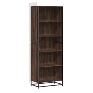vidaXL raamaturiiul, pruun tamm, 60x35x170,5 cm, tehispuit