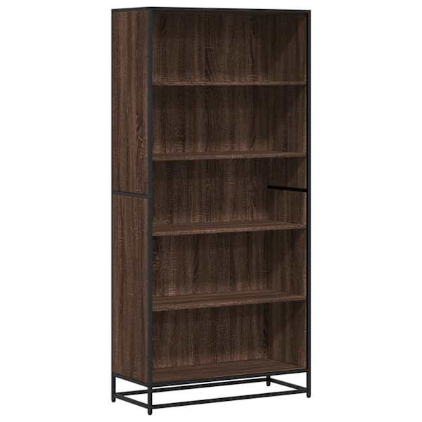vidaXL raamaturiiul, pruun tamm, 80,5x35x170,5 cm, tehispuit