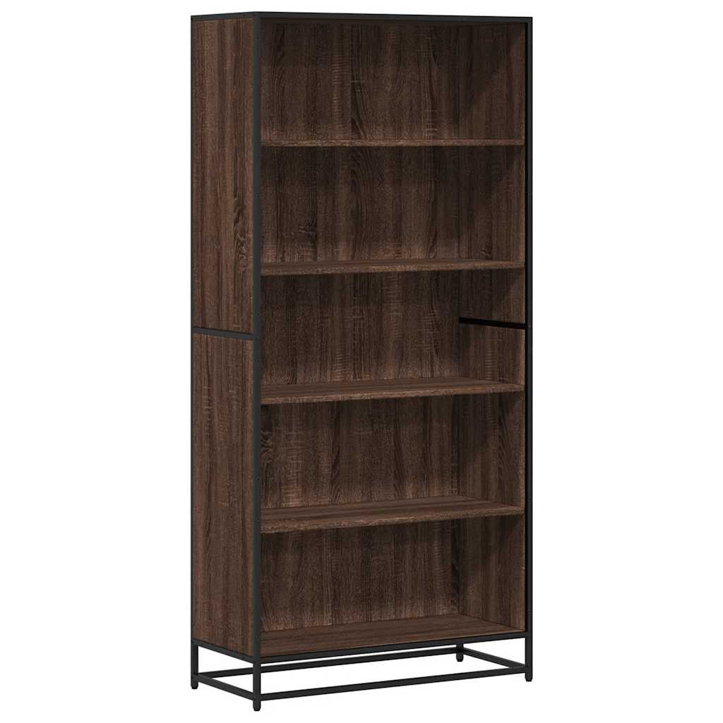 vidaXL Knihovna hnědý dub 80,5 x 35 x 170,5 cm kompozitní dřevo