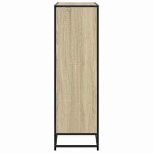 Knihovna dub sonoma 97,5 x 33 x 107,5 cm kompozitní dřevo a kov - obrázek 5