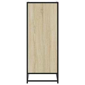 Botník dub sonoma 75 x 38 x 97,5 cm kompozitní dřevo a kov - obrázek 5