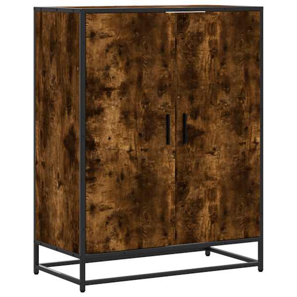 vidaXL jalatsikapp, suitsutatud tamm, 75x38x97,5 cm, tehispuit
