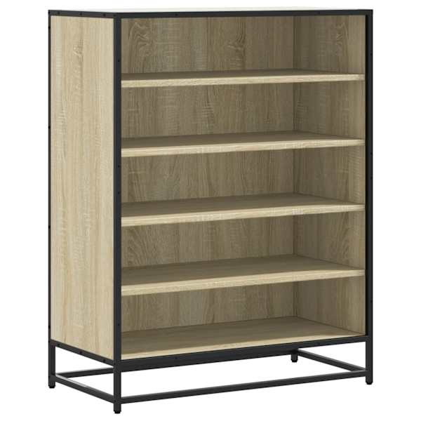 vidaXL jalatsikapp, sonoma tamm, 75x38x97,5 cm, tehispuit