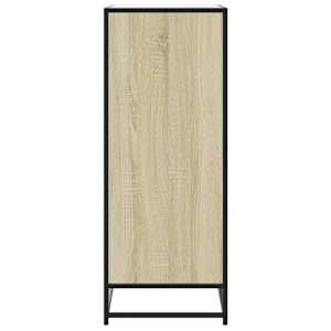 Botník dub sonoma 75 x 38 x 97,5 cm kompozitní dřevo a kov - obrázek 5