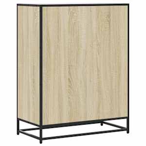 Botník dub sonoma 75 x 38 x 97,5 cm kompozitní dřevo a kov - obrázek 6