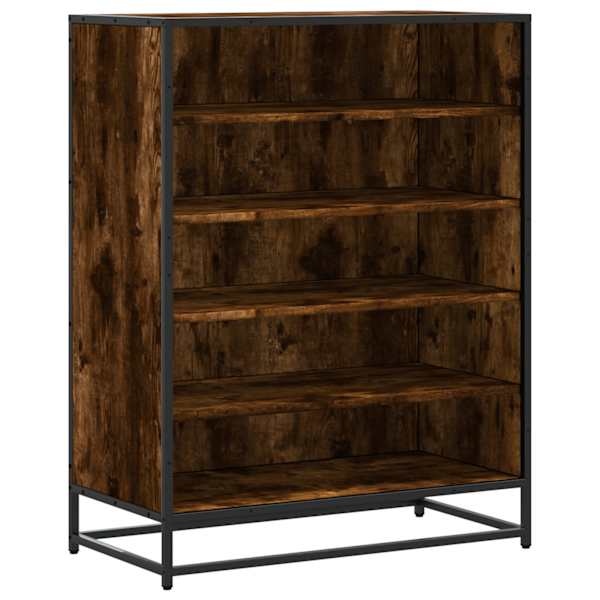 vidaXL jalatsikapp, suitsutatud tamm, 75x38x97,5 cm, tehispuit