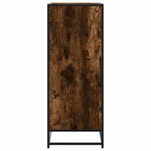 Botník kouřový dub 75 x 38 x 97,5 cm kompozitní dřevo a kov - obrázek 5