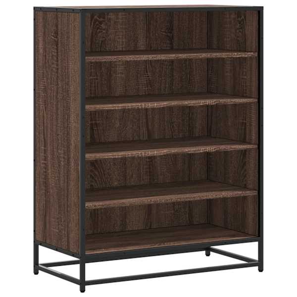 vidaXL jalatsikapp, pruun tamm, 75x38x97,5 cm, tehispuit