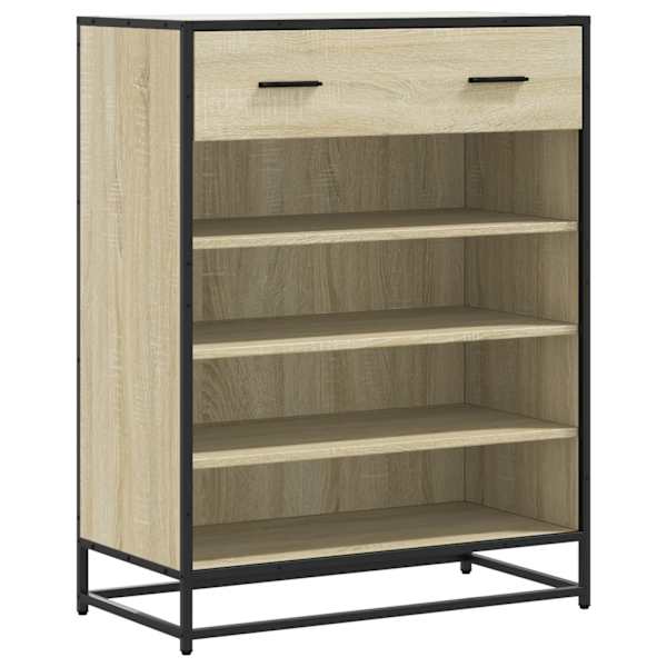 vidaXL jalatsikapp, sonoma tamm, 75x38x97,5 cm, tehispuit