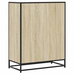 Botník dub sonoma 75 x 38 x 97,5 cm kompozitní dřevo a kov - obrázek 6