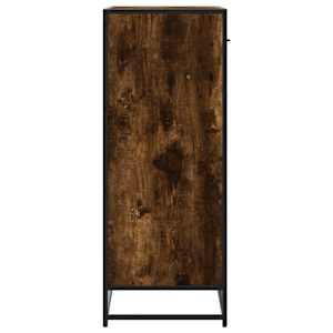 Botník kouřový dub 75 x 38 x 97,5 cm kompozitní dřevo a kov - obrázek 5