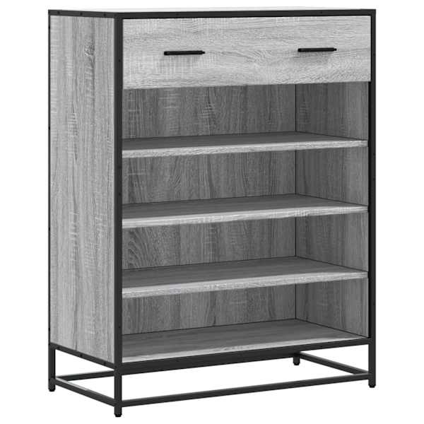 vidaXL jalatsikapp, hall sonoma tamm, 75x38x97,5 cm, tehispuit