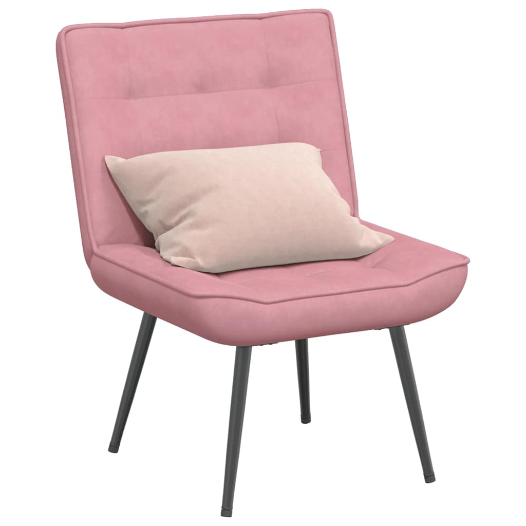 vidaXL Relaxsessel Rosa 64x74x84 cm Samt