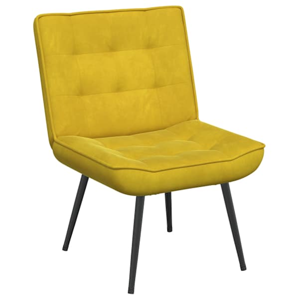 vidaXL L&otilde;&otilde;gastav Tool Kollane 64x74x84 cm Velvet