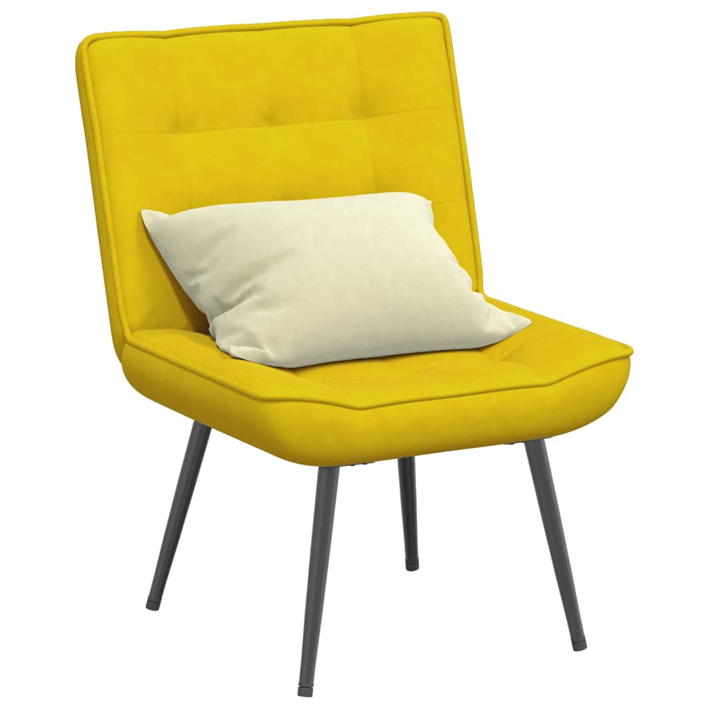 vidaXL Relaxsessel Gelb 64x74x84 cm Samt