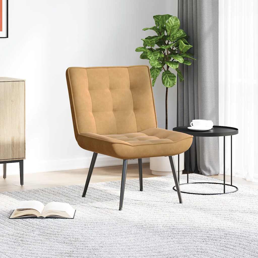 Thumbnail - vidaXL Relaxsessel Braun 64x74x84 cm Samt
