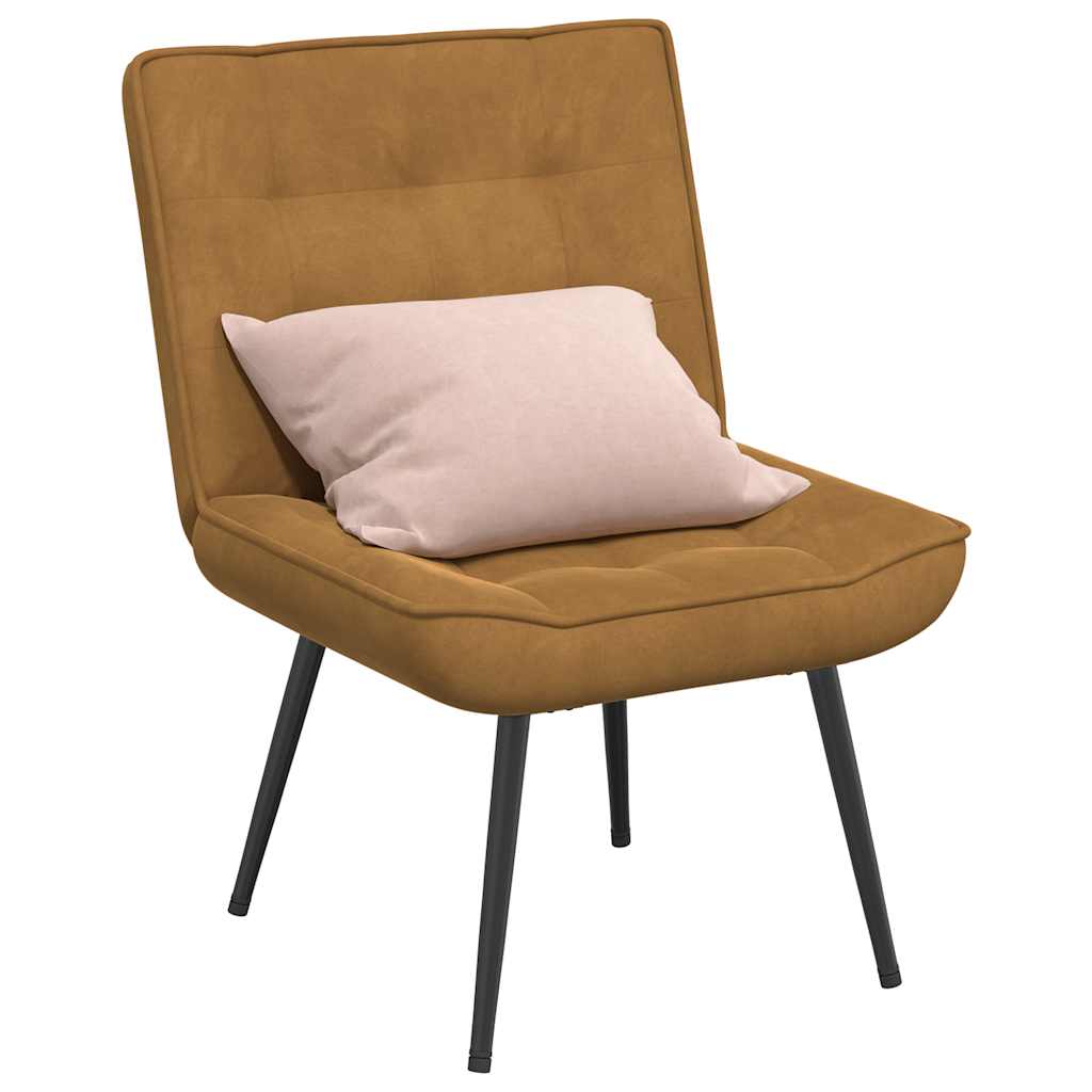 Thumbnail - vidaXL Relaxsessel Braun 64x74x84 cm Samt