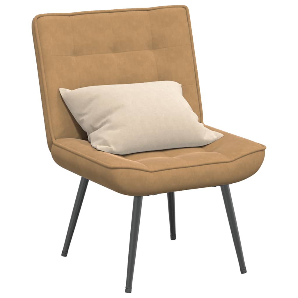 Relaxsessel Braun 64x74x84 cm Samt